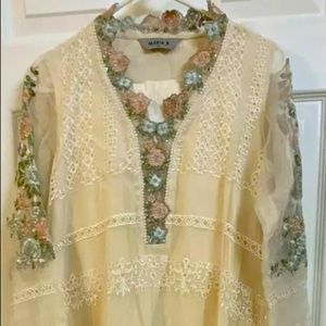 Maria B. Organza Pret Eid party original small Pakistani designer dress